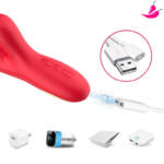 Vibrador Ponto G com Sugador de Clitóris 3 em 1 - Delírio