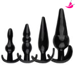 Kit com 4 Plug Anal - Diversos Tamanhos