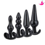 Kit com 4 Plug Anal - Diversos Tamanhos