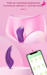 Vibrador de Calcinha 10 Modos de Vibração por APP - Appulse