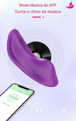 Vibrador de Calcinha 10 Modos de Vibração por APP - Appulse