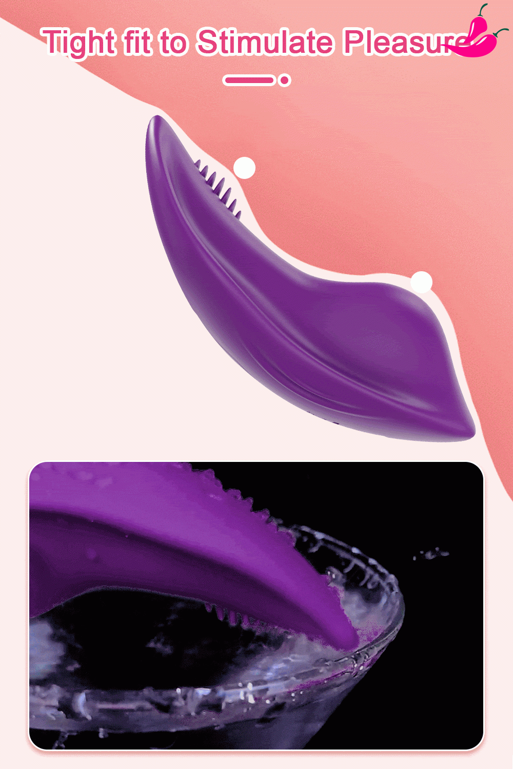 Vibrador de Calcinha 10 Modos de Vibração por APP - Appulse