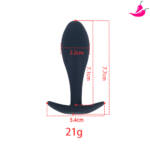 Plug Anal para Iniciantes em Silicone - Tamanho P