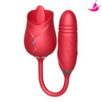 Vibrador de Língua para Ponto G e Clitóris Dose Dupla