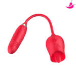 Vibrador de Língua para Ponto G e Clitóris Dose Dupla