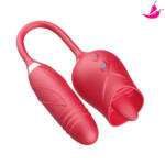 Vibrador de Língua para Ponto G e Clitóris Dose Dupla