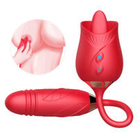 Vibrador de Língua para Ponto G e Clitóris Dose Dupla