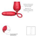 Vibrador de Língua para Ponto G e Clitóris Dose Dupla