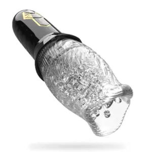 Masturbador Masculino Tornado - Estimulação Rotativa com 5 Níveis e 10 Modos Vibratórios