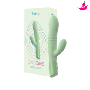 Êxtase - Vibrador com Função de Vai e Vem e Estímulo Clitoriano