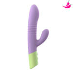 Êxtase Collors - Vibrador com Função de Vai e Vem e Estimulo Clitoriano