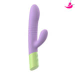 Êxtase Collors - Vibrador com Função de Vai e Vem e Estimulo Clitoriano