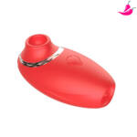 La Sirena - Vibrador 3 Em 1, Língua Estimuladora, Ondas De Pressão E Função Tapping Azul Tifany