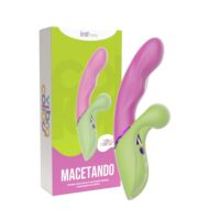 Macetando - Vibrador Penetrável Com Função Tapping e Estimulador De Clitóris
