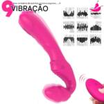 Dildo Strapless para Penetração Simultânea - TwinVibe