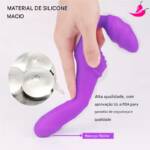 Dildo Strapless para Penetração Simultânea - TwinVibe