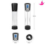 Bomba Peniana Automática Recarregável com Painel em LCD