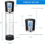 Bomba Peniana Automática Recarregável com Painel em LCD