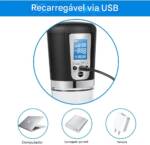 Bomba Peniana Automática Recarregável com Painel em LCD