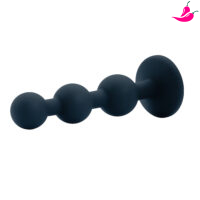 Plug Anal Escalonado em Silicone - Toque Aveludado