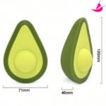 Estimulador Recarregável em Formato de Abacate – Avocado Vibe