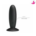 Butt Plug com Vibrador - Pretty Love