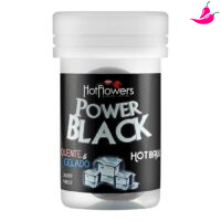 Hot Ball Power Black - Gel Comestível Quente e Gelado c/ 2