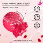 Ruby - Rosa Estimuladora de Clitóris com Pulsação
