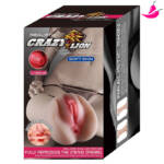 Masturbador Masculino Formato Vagina e Ânus - Lion