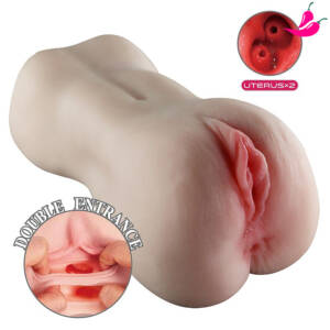 Masturbador Masculino Formato Vagina e Ânus - Lion III