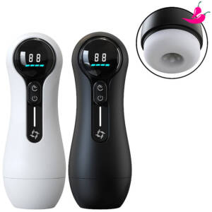 Masturbador com Sucção, Vibração, Aquecimento e Voz - ThermoDrive