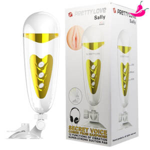 Masturbador Lanterna com Vibração e Voz - Pretty Love Sally