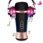 Masturbador com 10 Modos de Vibração + Ventosa - PocketPulse