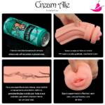 Masturbador em Formato de Lata de Cerveja – Cream Ale