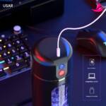 Masturbador Lanterna Recarregável com Voz – SenseTight