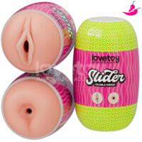 Masturbador Masculino Duplo Vagina e Ânus – Lovetoy