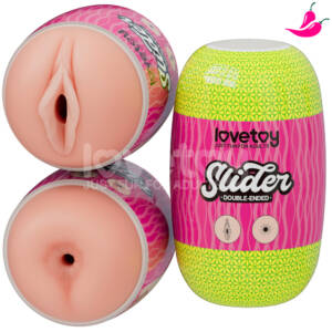 Masturbador Masculino Duplo Vagina e Ânus – Lovetoy