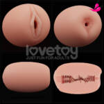 Masturbador Masculino Duplo Vagina e Ânus – Lovetoy