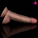 Pênis Realístico Dupla Densidade 18,5 cm – Silicone Platinum