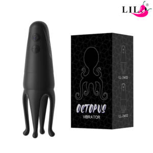 Vibrador Masculino 2 em 1 Polvo Recarregável – Octupus