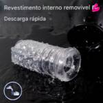 Masturbador Recarregável com Interior Texturizado - AnneSuction