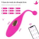 Vibrador Bullet EGG - Vibrador com Controle por APP