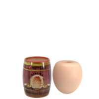 Masturbador Egg com Saliências Internas – Madeira
