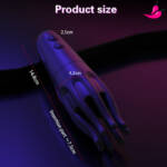 Vibrador Masculino 2 em 1 Polvo Recarregável – Octupus