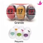 Masturbador Masculino Kit com 6 Unidades - EGG Rugby