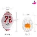 Masturbador Masculino Kit com 6 Unidades - EGG Rugby
