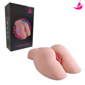 Masturbador em Forma de Vagina Realística com Ânus - Slim Shape