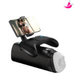 Masturbador Recarregável com Suporte para Celular  - Tech Pleasure