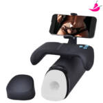 Masturbador Recarregável com Suporte para Celular  - Tech Pleasure