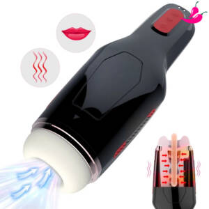 Masturbador Recarregável com Vagina Transparente - VibeVision